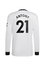 Manchester United Antony #21 Fotballdrakt Borte Klær 2022-23 Lange ermer